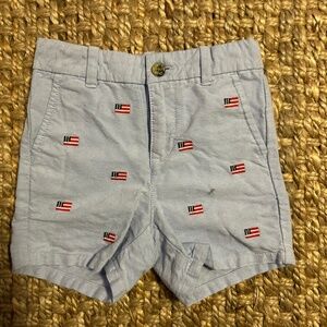 Embroidered Flag Short